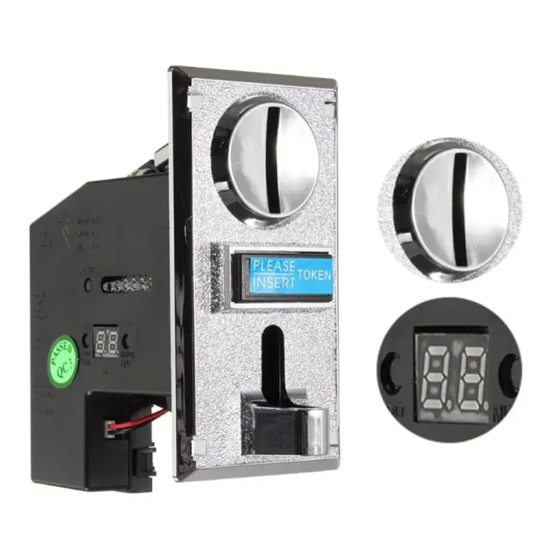 

Multi Coin Acceptor Electronic Roll Down Coin Acceptor Selector Mechanism Vending Machine Mech Arcade Game Ticket Redemptio