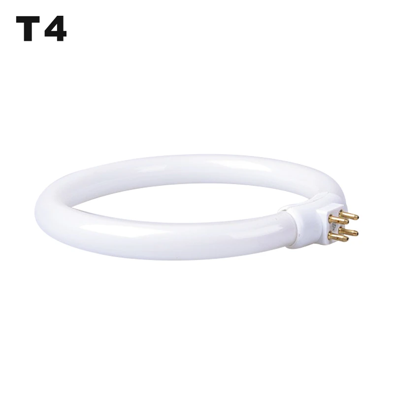 11W T4 Round Annular Tubes Lamps Bulb Fluorescent Ring Lamp Tube With 4 Pinshaha