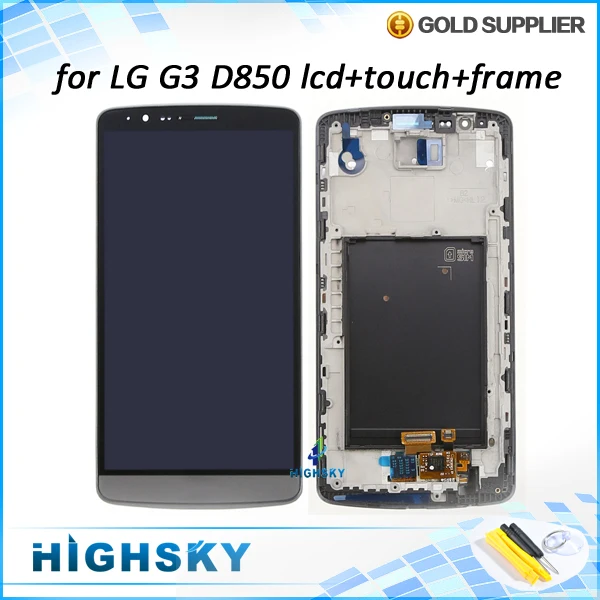 1 piece free shipping replacement screen for LG G3 D850 D851 D855 lcd display touch digitizer