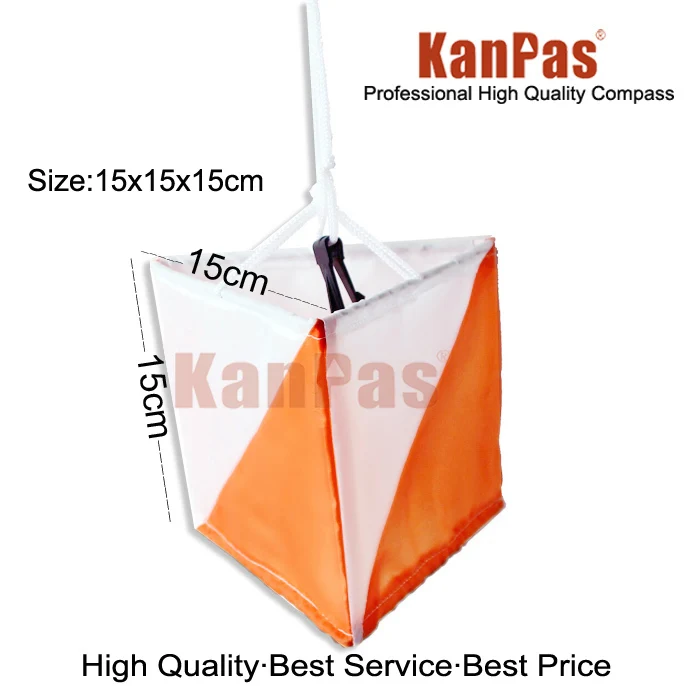 

KANPAS 10sets/lot , medium size orienteering marker flag 15X15,free shipping / free bandana gift