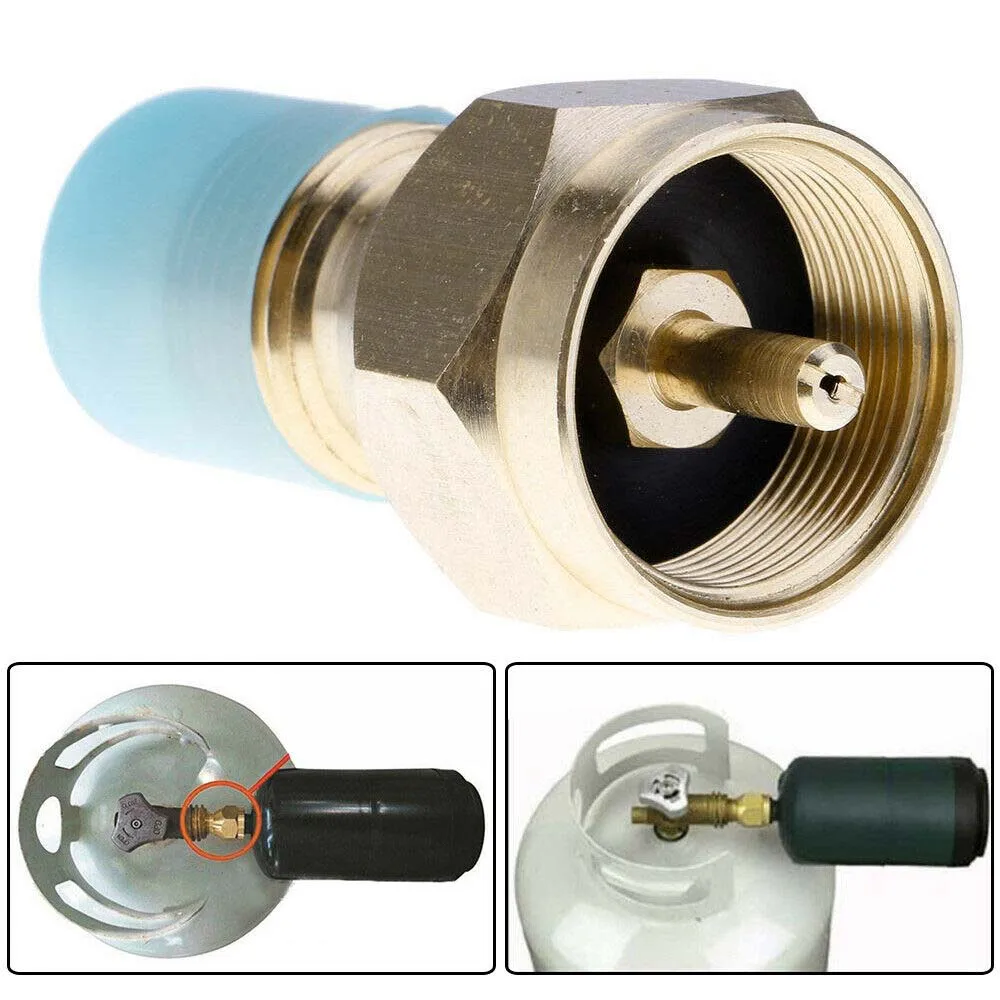 

MrY 2019 Gas Tank Connector Copper Joints Outdoor Camping Gas Cylinder Tube Propane Conversion Decompression Inflatable Joint