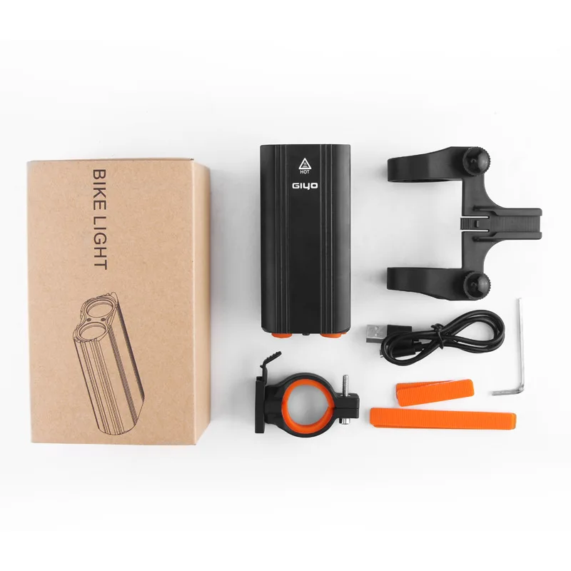 Top GIYO T6 LED USB Rechargeable  Bicycle Light With 360 Degree Rotatation Mount  2400Lm Bicycle Front Light Waterproof Headlight 3