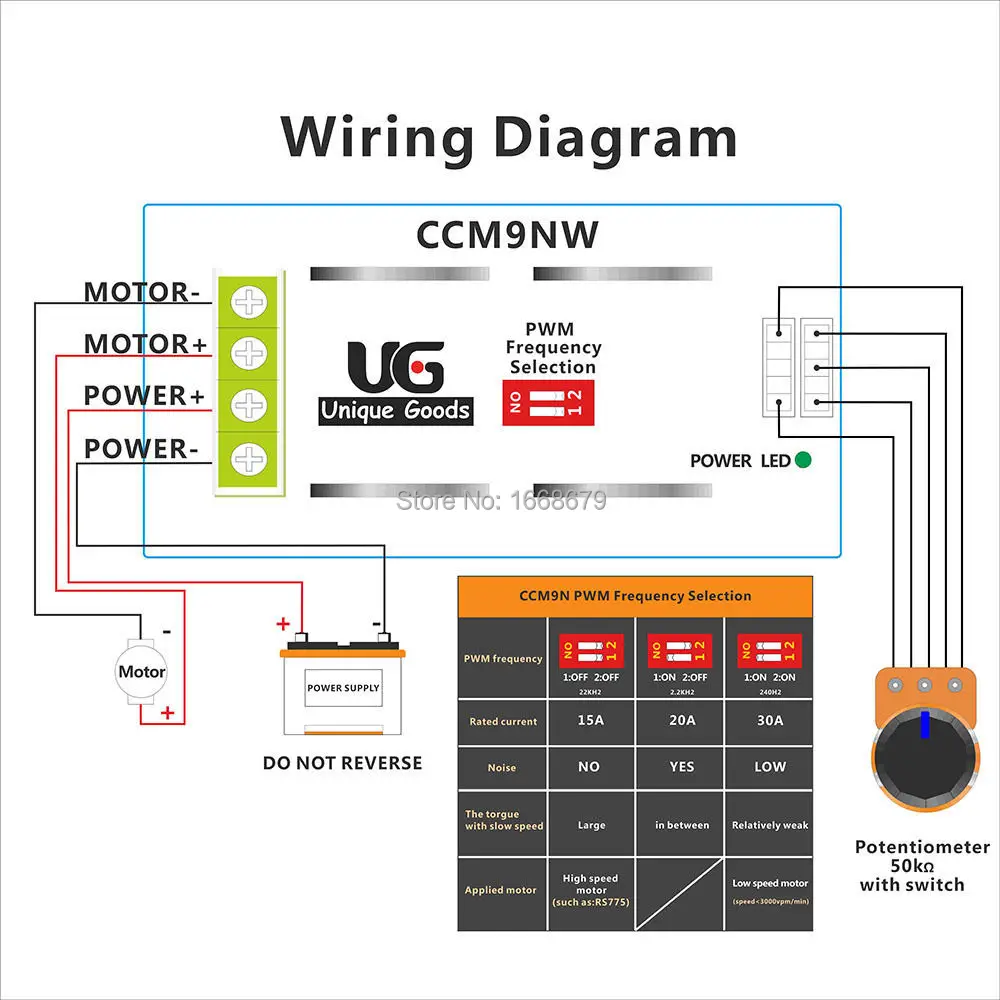 Двигатель Скорость регулятор DC12V 24 V 36 V 48 V 40A 1000 W HHO PWM переменная Скорость переключатель