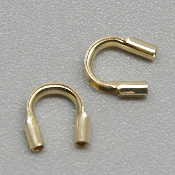 

10pcs/lot Gold filled U-shaped thread guard clasp 10pcs DIY jewerly accessories ib3427