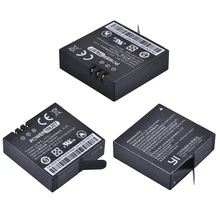 3 шт. аккумулятор для экшн камеры XiaoYi 2 4K II Xiaomi Yi|xiaomi yi bateria|xiaomi battery