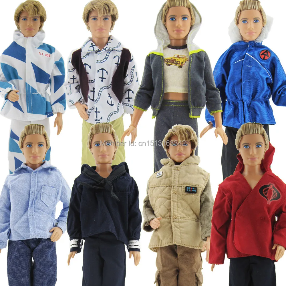 Aliexpress.com : Buy 3 Sets Fashion Handmade Casual Men Outfits Daily Wear Clothes For Barbie