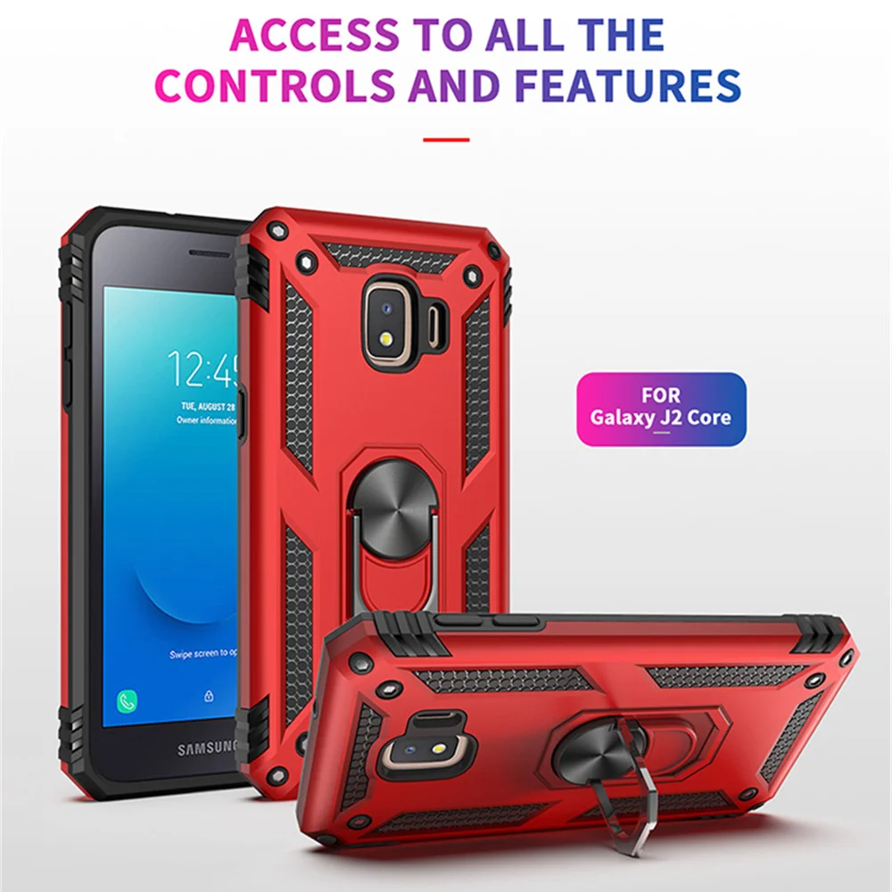 Чехол для Samsung Galaxy J2 Core SM-J260F с подставкой броня чехлы J260 SM-J260F/DS Магнитный чехол