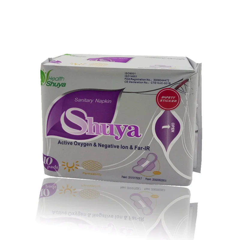10piece=1 pack/lot Anion sanitary napkin kill bacteria anti inflammation remove yeast infection