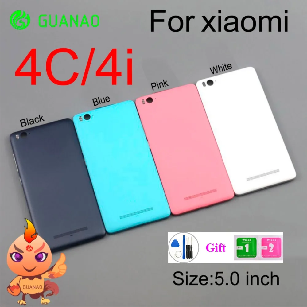 

Original Battery Cover for Xiaomi MI4I MI4C MI 4I 4C Rear Housing Back Door Case Replacement Parts