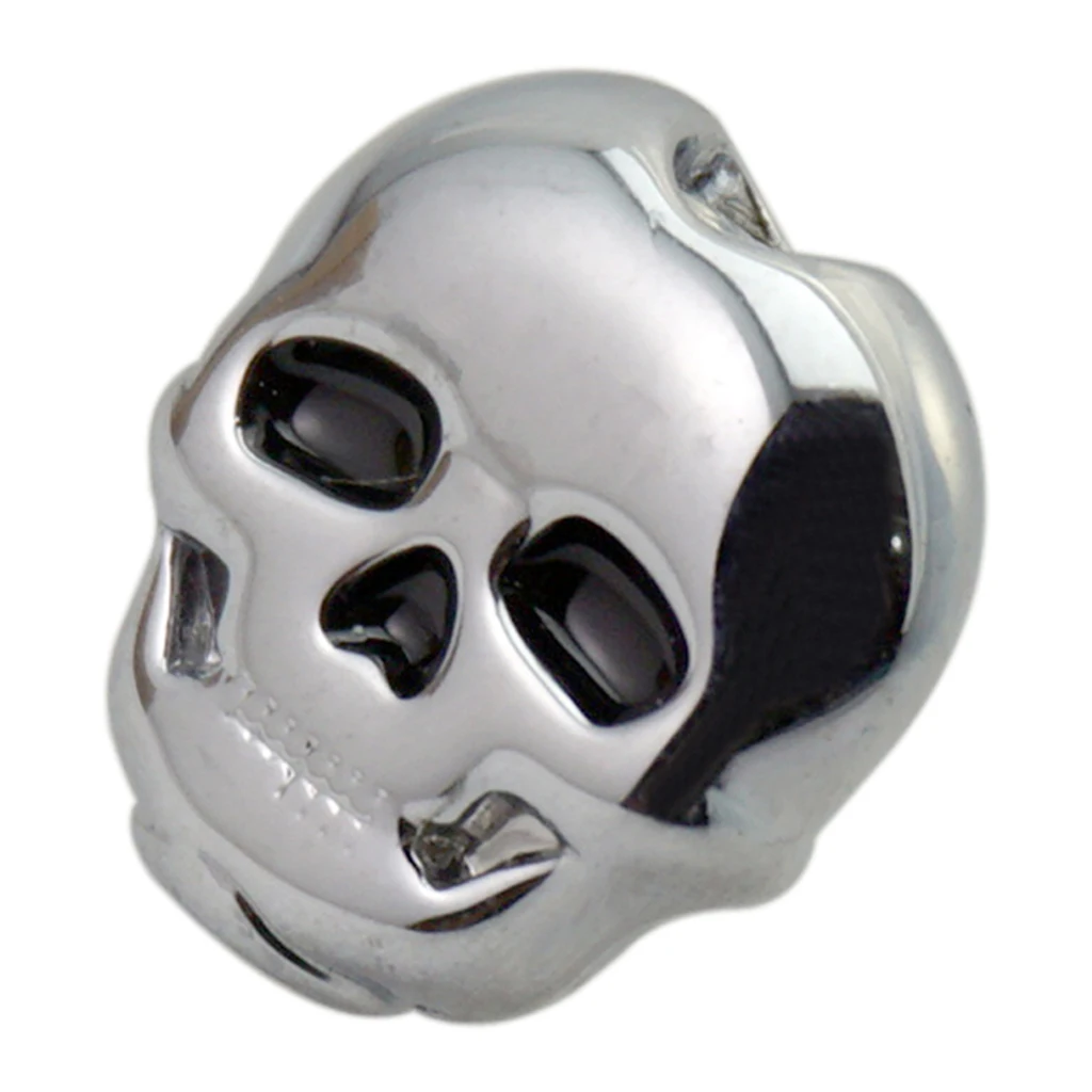 6 Pieces Skull Shape Ebony Buttons with Screws and Washers Classical Guitar Tuning Peg Key Set Tuner Button