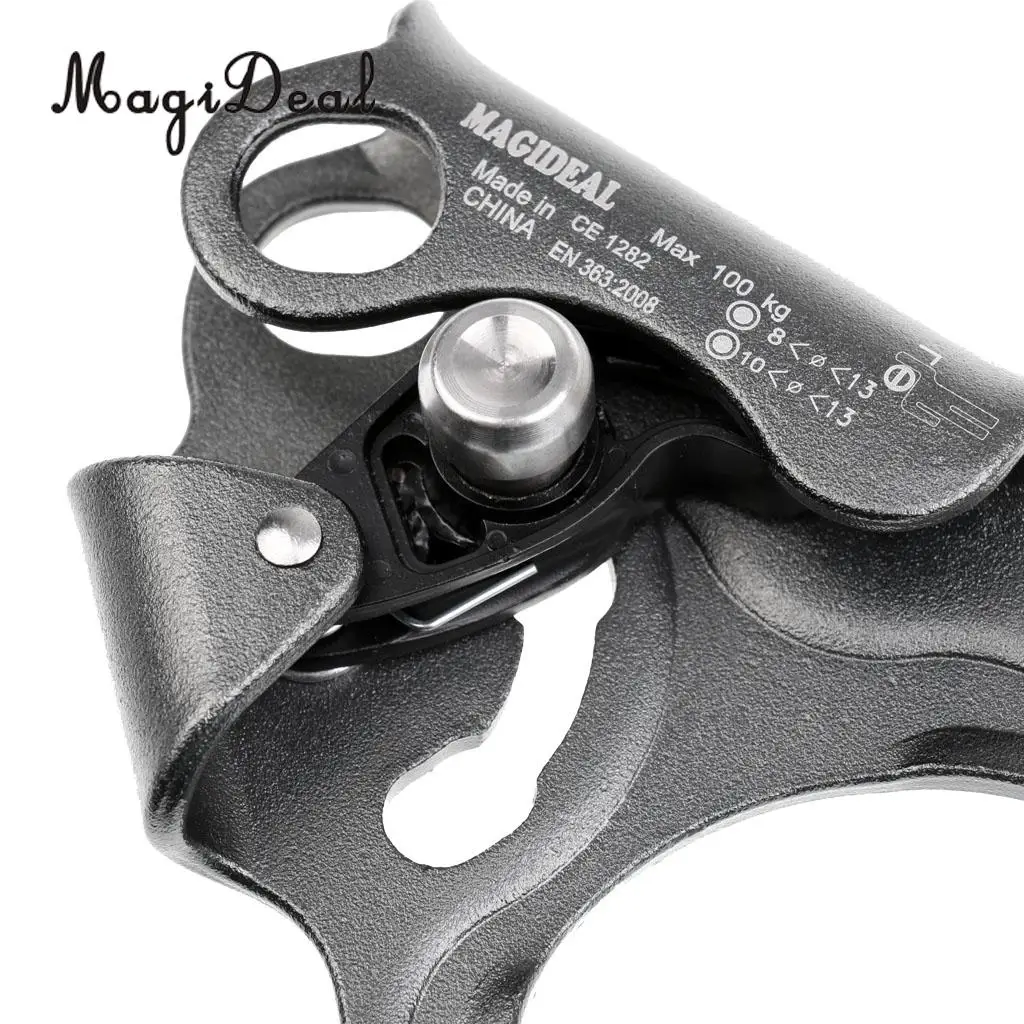 MagiDeal Durable Left Hand Ascender Rock Climbing Tree Arborist Rappelling Gear Equipment for Climbing Caving Outdoor Safety