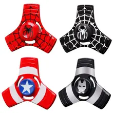 Спиннер-Спиннер для рук, Мстители, Человек-паук, Капитан Америка, Железный человек, Халк, Спиннер для пальцев, игрушки, подарки для снятия стресса