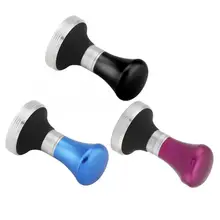 Темпер для кофе, экспрессо Регулируемый Кофе трамбовка машина плоское прессованное основание аксессуары для приготовления кофе