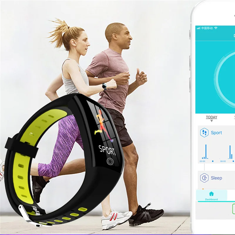  F21 Smart Bracelet GPS Distance Fitness Activity Tracker IP68 Waterproof Blood Pressure Watch Sleep - 33028713250
