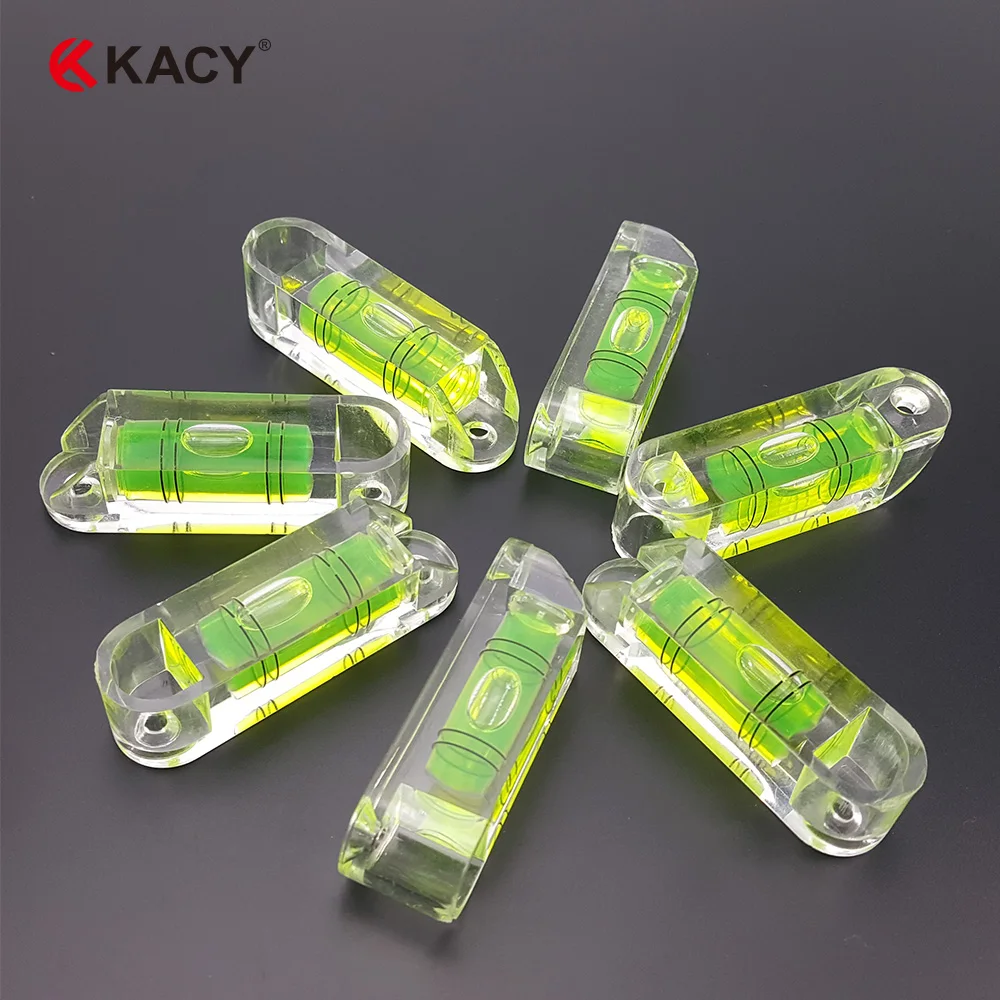 KACY 6 шт./лот Многоцелевой Скребок Spirit Level PMMA пузырьковый уровень стандартные