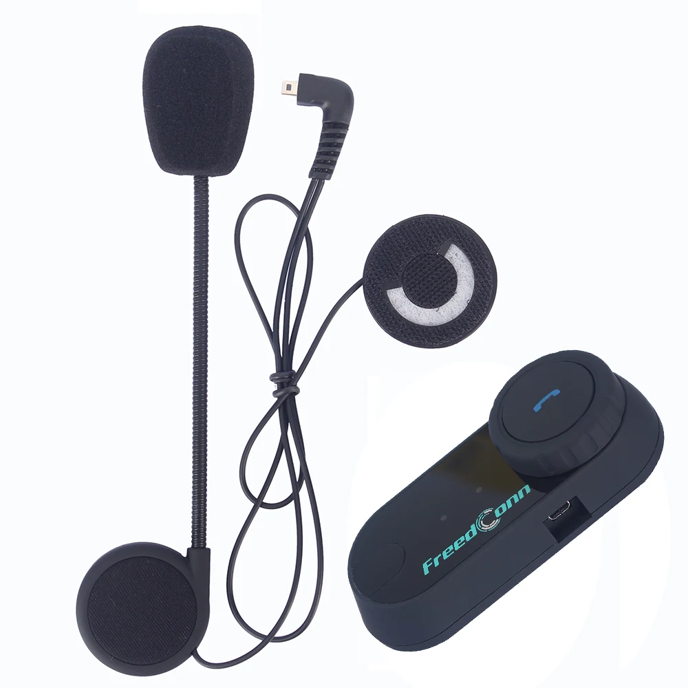 T COMVB 800m Bluetooth Walkie Talkie Handsfree Motorcycle Helmet