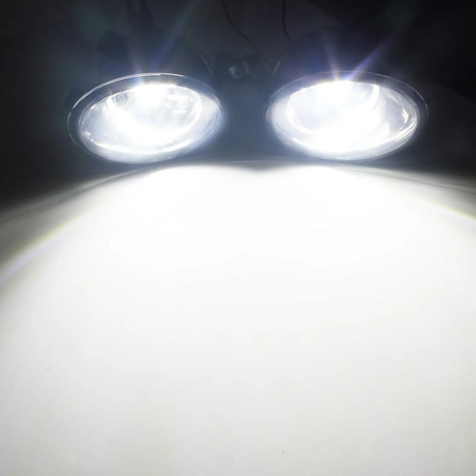  ANGRONG 2 x Updated Front Fog light Lamp 45W SAMSUNG LED Bulb L&R White For VW Golf 6 Plus 09-12 - 32916389979