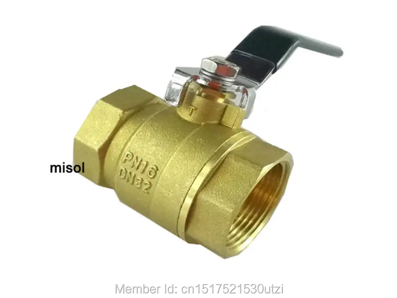 

Brass ball valve,1.25", DN32 BSP ,2 way