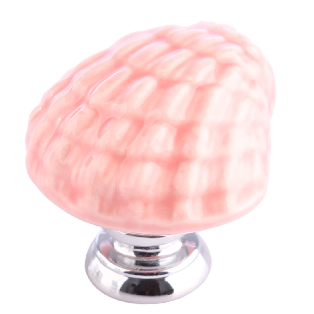 8 قطع مجموعة قذيفة شكل السيراميك الأطفال الباب مقبض أثاث مقبض درج خزانة المطبخ سحب مقبض-الوردي