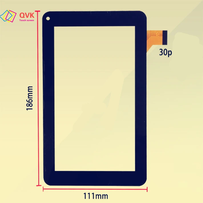 Панель сенсорного экрана черная 7 дюймов для Prestigio MultiReader PER5474BC PER5574BC/ DNS Airtab E76/ Fly