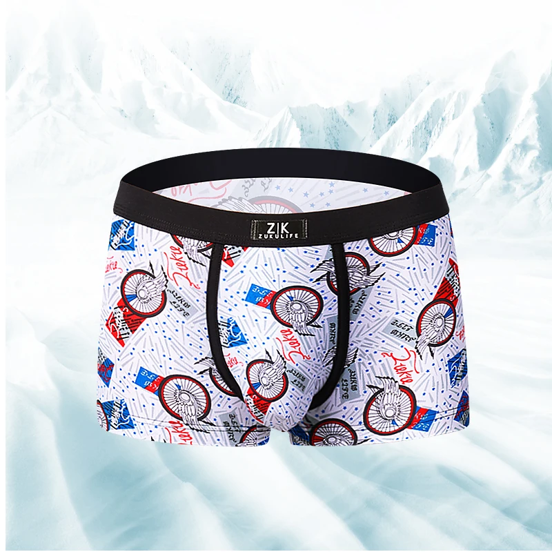 

3pcs/lot sexy men underwear Ice silk boxer men cueca boxer masculina Breathable shorts solid plus size Boxer Shorts