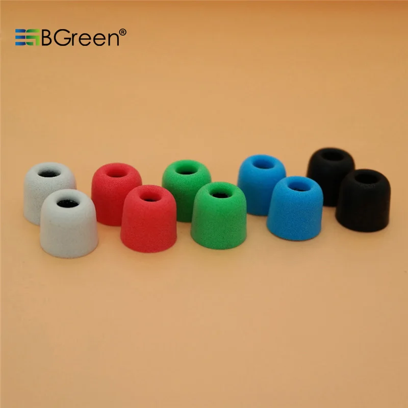 

2 Pairs/4pcs Earphone Memory Foam Ear Buds Sponge Earbuds Ear Tip Pads T100 T200 T300 T400 For Sports Earphoens HUAWEI XIAOMI