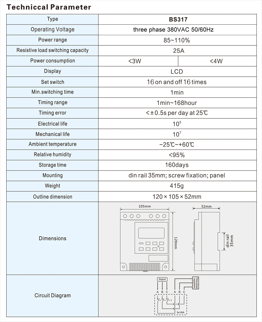 v 25a din temporizador semanal temporizador digital