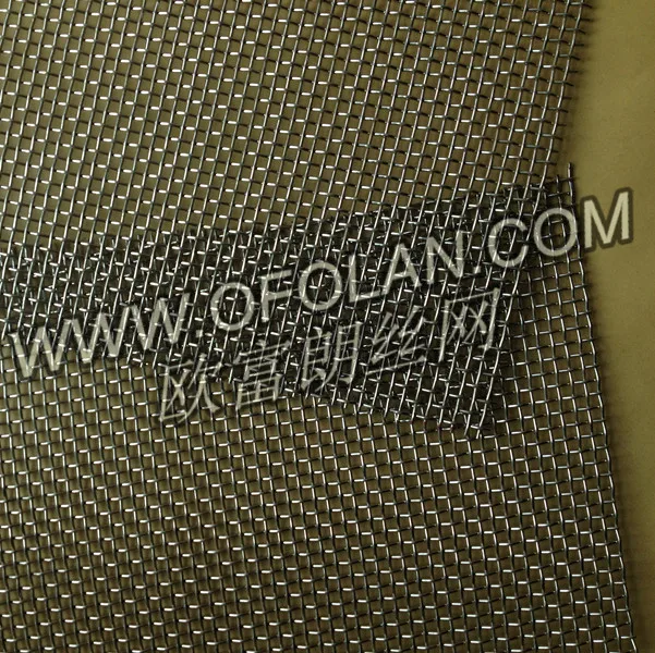 

Wrapped Titanium Wire Mesh*14 Mesh