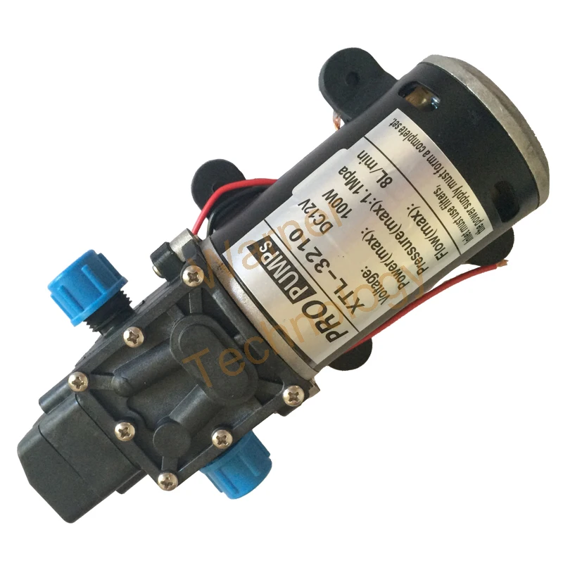 

High pressure water pump Micro electric diaphragm pump 3210YB 12V 100W 8L/Min High pressure Large flow Self-Priming pump