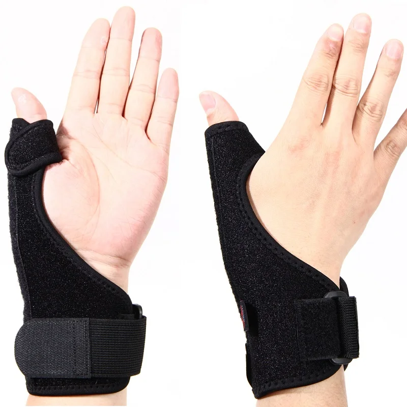 

Sport Wrist Thumbs Hand Support Brace Guard Training Wrist Protector Splint Sprain Thumb Stabiliser Arthritis Pain Relief Black