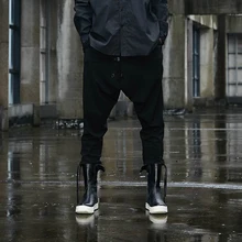 MR-DONOO, Мужские штаны в японском стиле, штаны-шаровары в стиле хип-хоп, черные повседневные штаны, мужские Модные уличные A303-X035