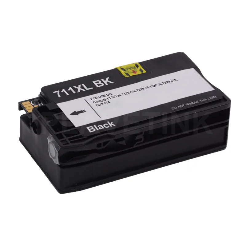 Plavetink, комплект из 3 предметов, совместимый для hp 711 заправленные картриджи для hp 711 переработанного чернильного картриджа для hp Designjet T120 T520 принтер с чипом