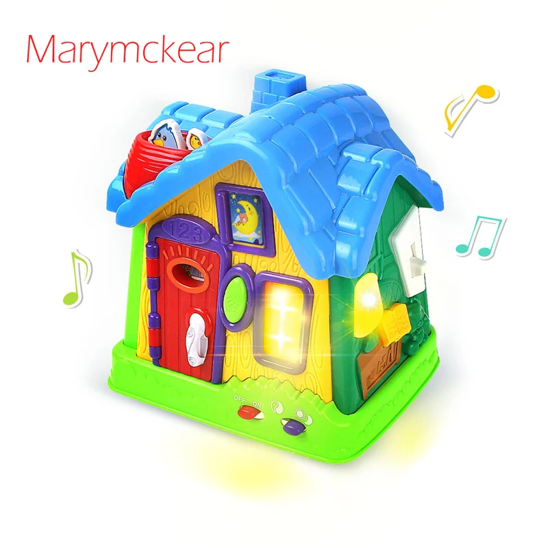 

Interesting Sound& Light Children Learning Toy Happy House Cartoon Design Promote Hands-on&Brain-exercising Ability