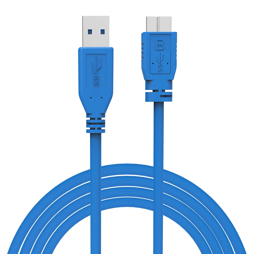High Speed Blue AM MICRO B USB 3.0 Cable Micro USB 3.0 Cable for