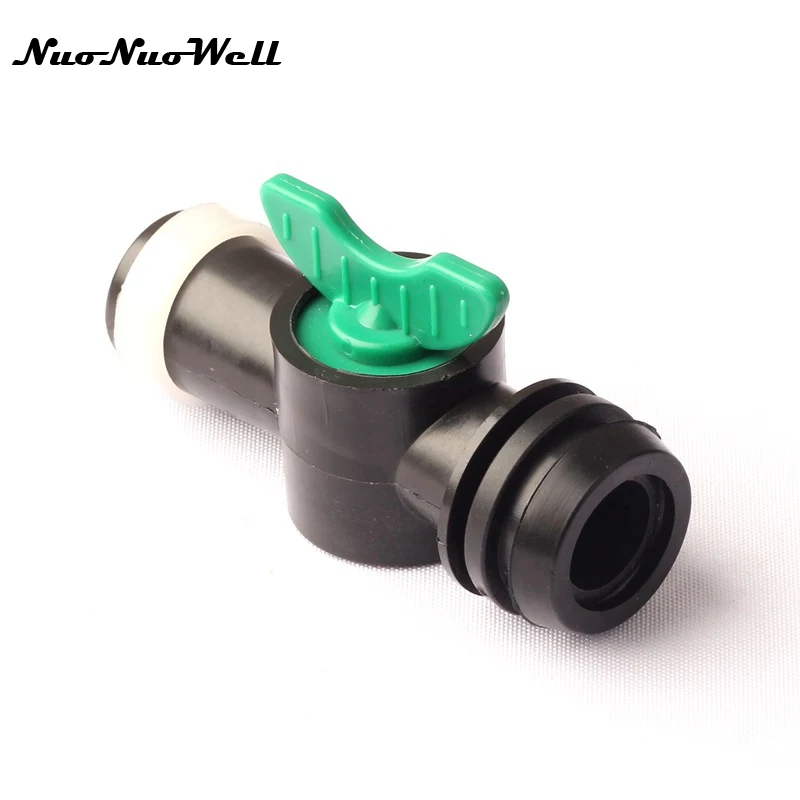 

2pcs NuoNuoWell 1"(N45)Straight Lock Valve Drip Tape for Garden Greenhouse Micro Drip Irrigation Hard Hose Pipe Connector Valve