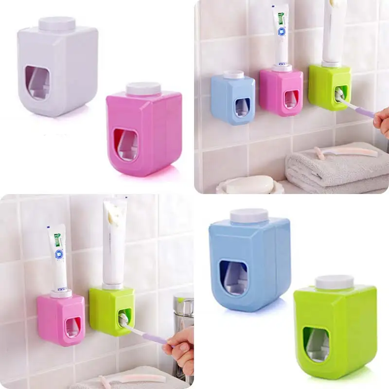 Wall-mounted bathroom automatic squeezer toothpaste dispenser hands-free extrusion home hot XB 66