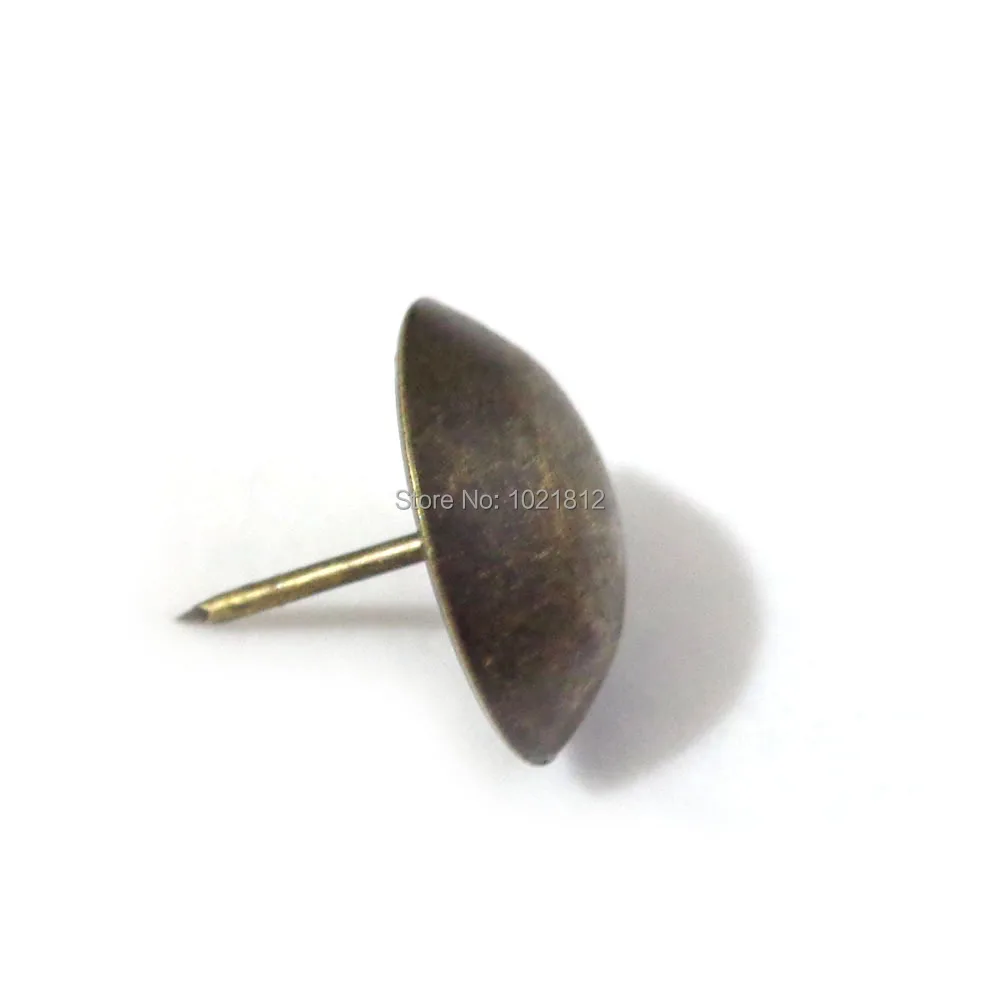 

50pcs 25mm Bronze Round Sofa Nail Button Sofa Decor Headboard Wall Decor Box Decoration Nail Furniture Accessories