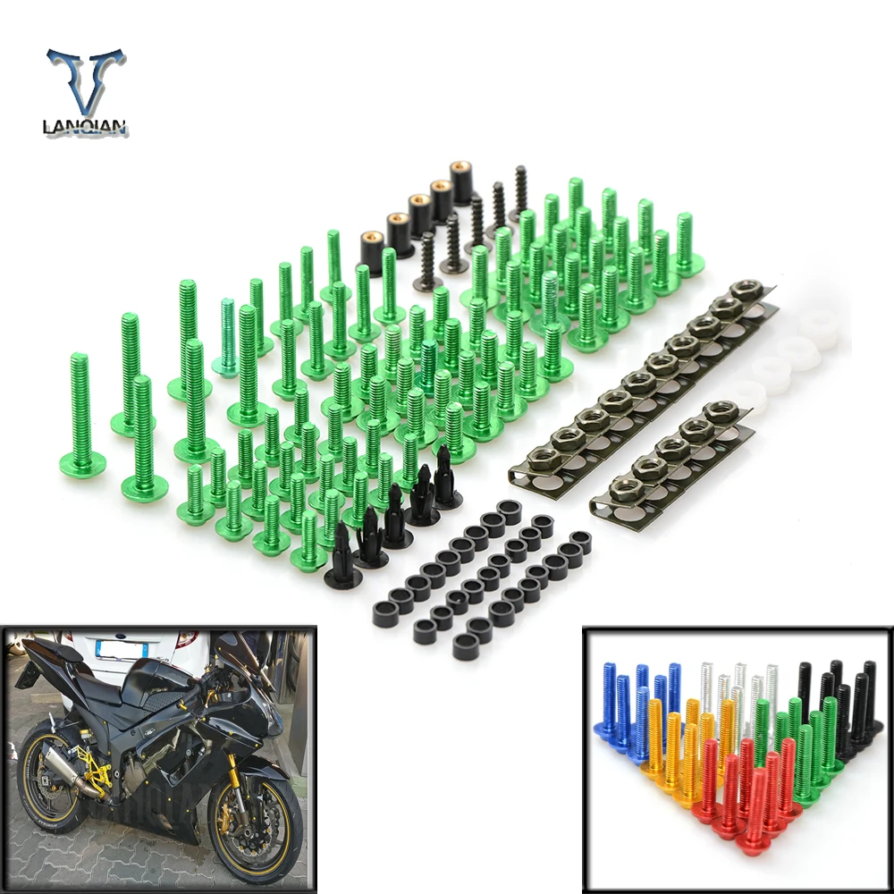 

Motorcycle accessories Fairing Bolt Screw Fastener Fixation For honda fit nc700 ducati 999 honda vfr 800 bmw f800r mt-03 mt09 07