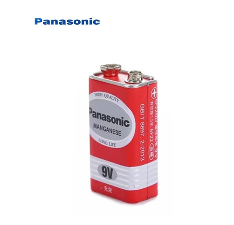 2 шт. Panasonic Greencell типа PP3 6F22 6LR61 MN1604 9V Блок Heavy Duty сотовый Батарея