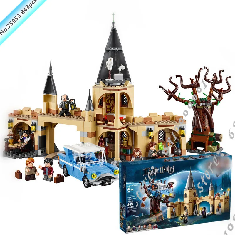 

Harri Potter Movie Series Hogwarts Whomping Willow Building Blocks Bricks Compatible75953 legoingly Model Building Toy For Child