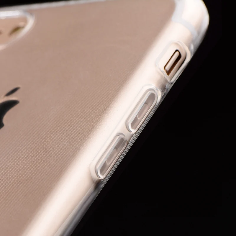 Сверхтонкий прозрачный силиконовый чехол для iPhone X 4 4s 5 5S SE 6 6s 7 8 Plus чехлы