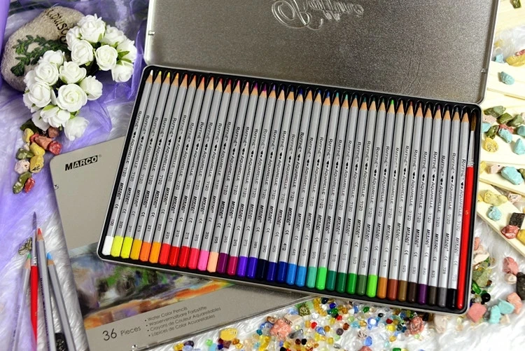 Marco Raffine Pencil Aquarelle Professional Watercolor ...