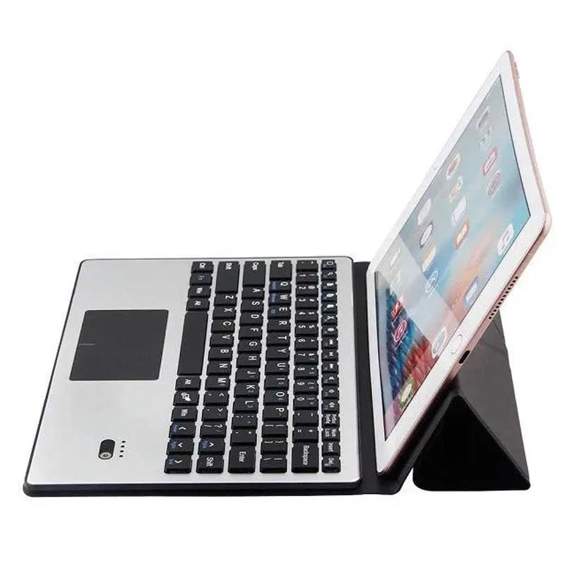 

Aluminum Wireless Bluetooth Keyboard Case Cover Touchpad For Samsung Galaxy Note 10.1" N8000 N8010 2014 Edition P600 P601 P605