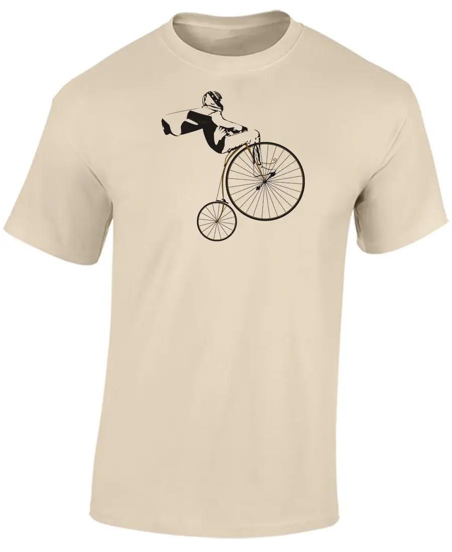 Ye Olde Evil Футболка-Evel Knievel Penny Farthing велосипедная футболка с героями мультфильмов