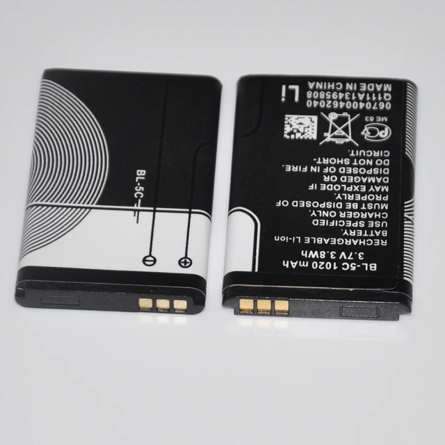 10PCS 3.7V Lithium ion Polymer Rechargeable battery phone cell BL 5C