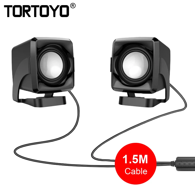 TORTOYO USB3.0 на батарейках Настольный ПК USB Динамик смарт-телефон стерео Бас