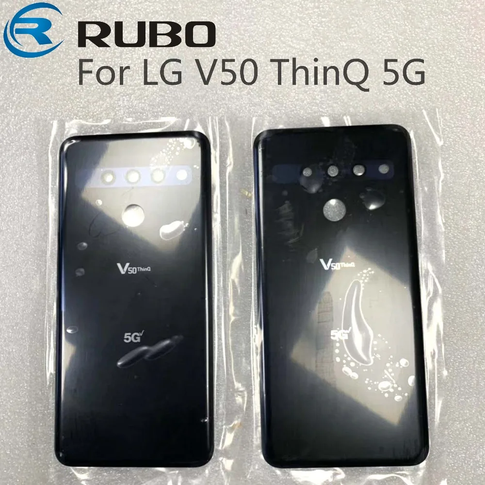 Для LG V50 ThinQ задняя Стекло Батарея чехол задняя дверь Корпус чехол для LG V50 тонкий Q 5G Задняя Стекло крышка Запчасти для авто