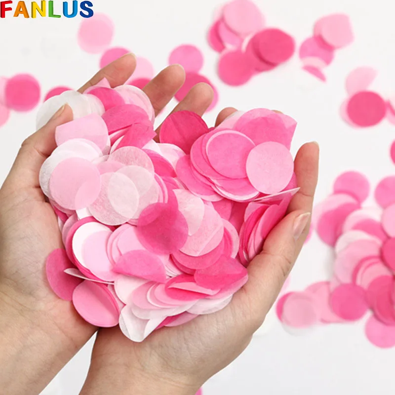 

30g/bag 2.5cm Paper Confettis Dots for Wedding Party Decoration Filled in Balloon Party Accessories Festival Celebration Supply