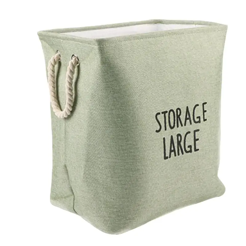 Складная корзина для белья, корзина для одежды, складной пылезащитный моющий хранилище ведер мешок(зеленый