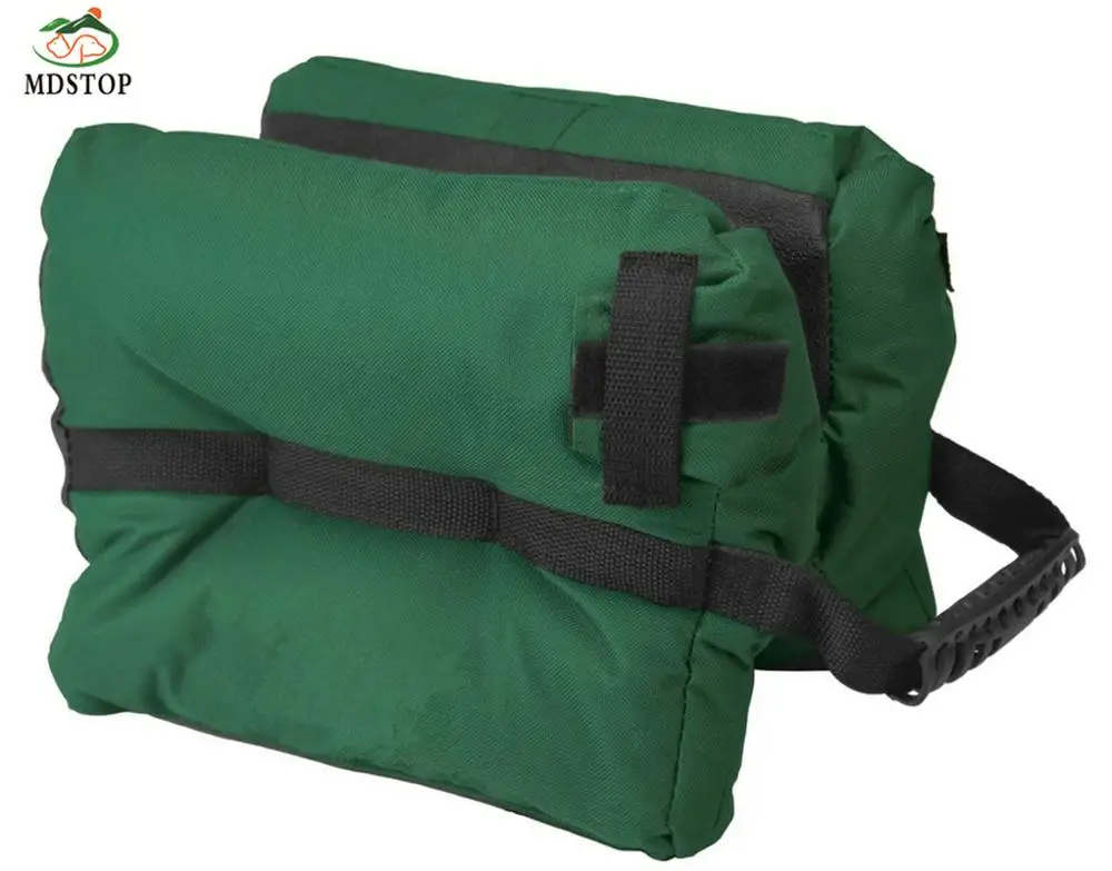Незаполненный песок зеленый охотничий стрельба задний пистолет отдых сумка для внешней цели Спортивная винтовка скамья Стенд аксессуары для продажи - Цвет: Зеленый цвет